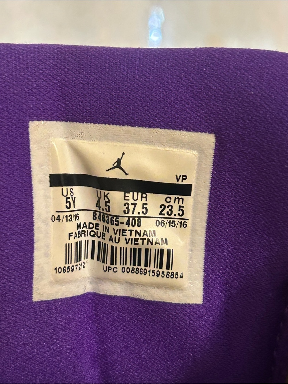 Jordan vintage 5Y